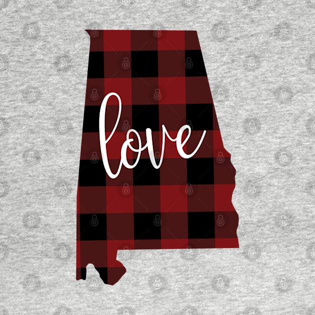 Alabama Love Buffalo Check by beyerbydesign